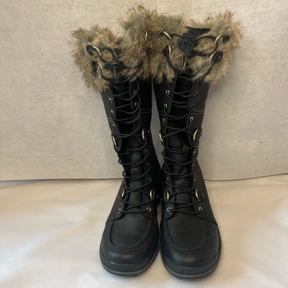 Merrell Women's Snowcreek Tall Polar‎ Winter Boots Waterproof Leather Black Sz 8
